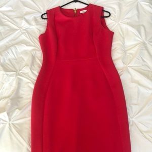 Pink Calvin Klein dress